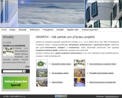 Aktualita www prezentace uniarch